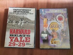 2 DVD de sport - Harvard Beats Yale 29-29 - Finales NBA 2000