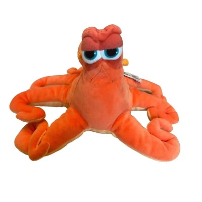 Pelúcia de bicho de pelúcia Bandai Disney Pixar Finding Dory HANK THE OCTOPUS 8" ~ Nemo - Imagem 1 de 4