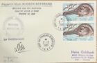 FRENCH ANTARCTIC COVER..1981 BIRD WIT SG124x2 CAT 16.50..SIGNED BY SHIP CAPTAIN