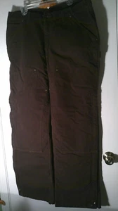 Carhartt Durango Quilted Double Knee Pants, Brown Women Size 18 X 32 - Picture 1 of 13