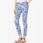 Nwt Michael Kors Izzy Cropped Floral Skinny Jeans Size 4