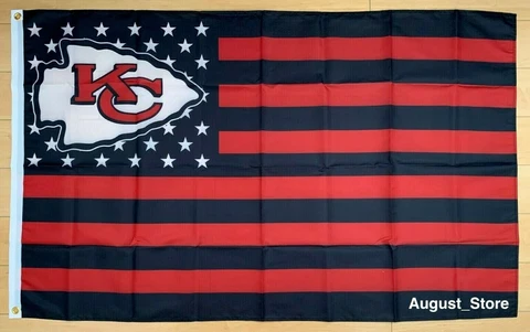 Kansas City Chiefs 3x5 ft Flag Banner NFL KC Cover