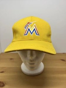AutoNation Yellow Miami Marlins Hat Snapback - Picture 1 of 6