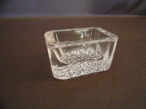 Rectangular Vintage Glass Salt Dip/Salt Cellar - Picture 1 of 6