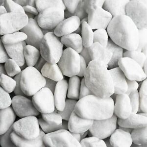 5 kg Dekosteine Marbles 7-15 mm, weiß, Dekogranulat, Dekosand, Farbsteine weiß