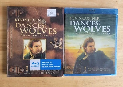 Dances With Wolves (Blu-ray, 2010, 2-Disc Set 20th Anniversary w/ Slipcover) New - Image 1 of 4