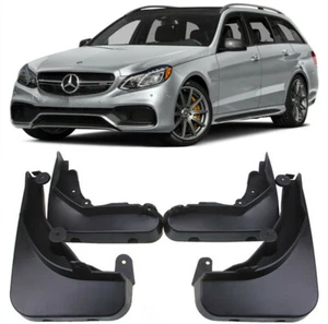 Genuine Splash Guards Mud Flaps For 2013-2016 Mercedes Benz E Class AMG Estate - Picture 1 of 10