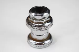 CAMPAGNOLO CHROMSTAHL VINTAGE FAHRRAD STEUERSATZ, GEWINDE - FRANZÖSISCH (4) - Bild 1 von 5