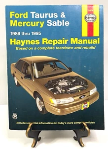 Ford Taurus & Mercury Sable 1986 - 1995 Haynes Repair Manual Part No. 36074 VTG - Picture 1 of 7