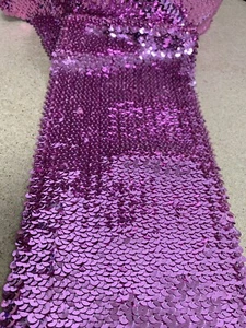 Rosa Pailletten elastisch Stretchborte 6" Tanz Kostüme Mode Schneiderei Handwerk - Bild 1 von 6
