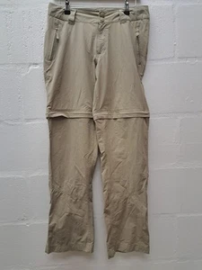 The North Face Beige Cargo Convertible Versatile Trousers/Shorts Size 8 - Picture 1 of 7