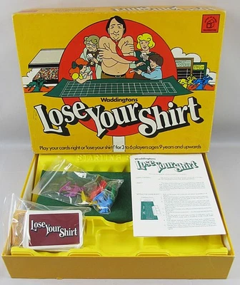 Lose Your Shirt Horse Racing Board Game Waddingtons Vintage 1976 Complete - Image 1 of 4