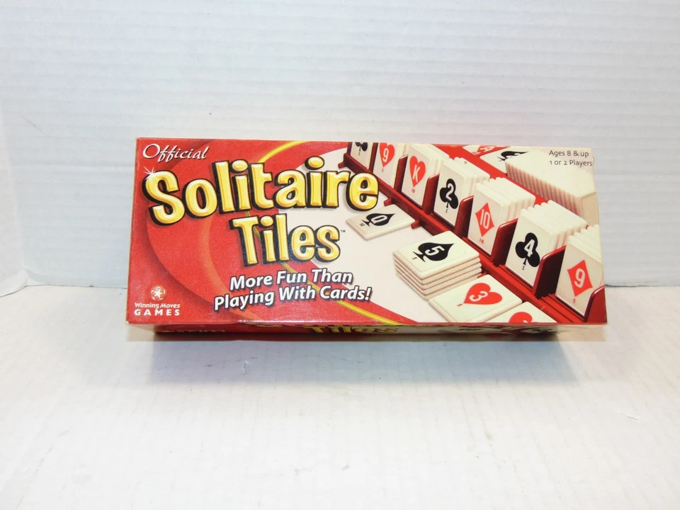 Juego de azulejos solitario vintage de Winning Moves - Edición 2002 - ¡Completo! Foto 1 de 4