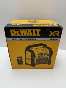 Dewalt Radio 18V DCR021 XR Li-Ion DAB+FM For Work Site Bare Compact Radio Work - Picture 1 of 3