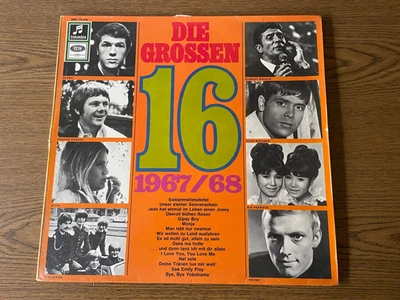 Various - Die Grossen 16 1967/68 (LP, Comp) EX-/ VG (Pink Floyd, Syd Barrett) - Image 1 of 4