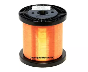 40AWG ENAMELLED COPPER GUITAR PICKUP WIRE, MAGNET WIRE, COIL WIRE -500G - Picture 1 of 3