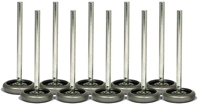 10 Pack Garage Door 2" Steel Roller 7" Stem 10 Ball Bearing Heavy Duty - Image 1 of 2