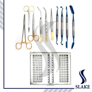 10 Pcs PRF GRF Dental Prf Instruments Set With Sterilization Cassette CE - Picture 1 of 1