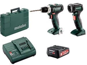 Metabo PowerMaxx BS 12 Akku-Bohrschrauber + Akku + Ladegerät + Lampe Schrauber - Bild 1 von 1