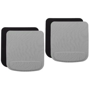  2 Pack Mouse Pad Wrist Support Work Office Ergonomic Mousepad with Rest Gel - Afbeelding 1 van 12