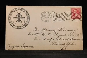DC: Washington 1895 Entomological Society Insect Illustrated Advertising Cover - Bild 1 von 2