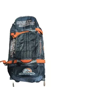 Harley Davidson Screamin Eagle Rolling Luggage Equipment Bag Suitcase Duffle - Picture 1 of 9