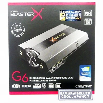 Creative Sound BlasterX G6 Portable USB DAC For PC Headphone Japan NEW - Image 1 of 4