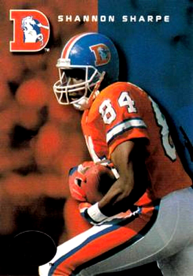 1993 SkyBox Premium #5 Shannon Sharpe Denver Broncos HOF - Image 1 of 1