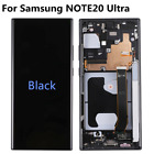 For Samsung Galaxy Note20 Ultra 5G N986 4G N985 LCD Touch Digitizer Screen Frame