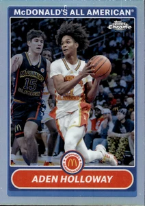 Aden Holloway 2023 Topps Chrome McDonald's All-American Refractor #2k7-15 EAST - Picture 1 of 2