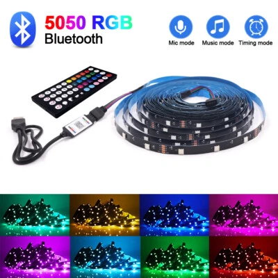 LED Stripe RGB 1m-10m TV Backlight Leiste Streifen 5050 SMD USB 5V Licht Band - Bild 1 von 4