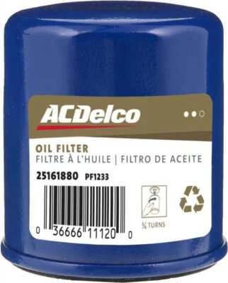 Filtro de aceite de motor ACDELCO GM EQUIPO ORIGINAL PF1233F Foto 1 de 2