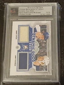 Trikot 2012-13 In The Game Dynamic Duos Silber /24 Darryl Sittler Lanny Mcdonald - Bild 1 von 3