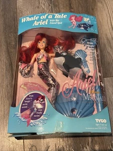 NIB Disney The Little Mermaid Whale of a Tale Ariel Tyco Doll w/ Her Friend Spot - Picture 1 of 10