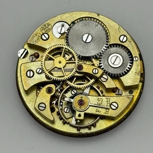 29.8mm Rare Antique Stauffer S S & Co Centre Seconds Trench Watch Movement PARTS - Picture 1 of 11