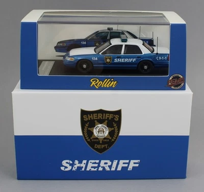 1:64 *ROLLIN DIECAST* KING COUNTY SHERIFF FORD CROWN VICTORIA Walking Dead Foto 1 de 4
