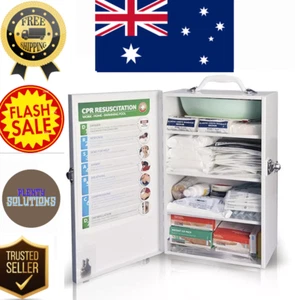 First Aid Kits Australia Emergency Workplace/Office Wall Mount First Aid Kit Box - Picture 1 of 6