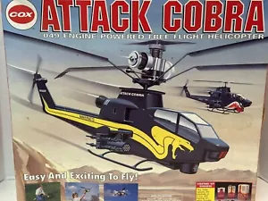 Cox 049 ATTACK COBRA Nueva Nunca Volada. Incluye juego de arranque con combustible y batería - Imagen 1 de 12