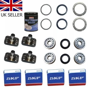King Pin Repair Kit Axle Bearings Seals Both Sides Fits: Suzuki Jimny 98-18 SKF - Picture 1 of 14