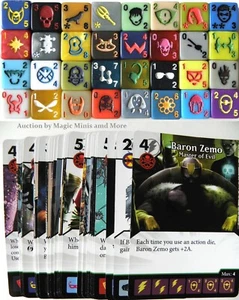 CUR AVENGERS: AGE OF ULTRON ~ Marvel Dice Masters 144 Card Rare Uncommon Com SET - Picture 1 of 2