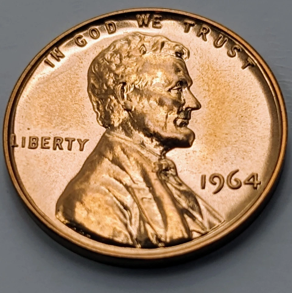 1964 1C RD (Proof) Lincoln Cent A-8-11 - Image 1 of 2
