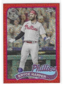 2024 Topps cromo Bryce Harper #2T89C-20 refractor naranja/25 SSP - Imagen 1 de 2