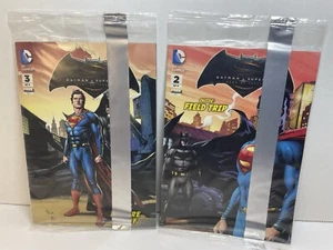 Lot of (2) Batman vs Superman Dawn Of Justice DC Comic Issue #2 and #3 Sealed - Picture 1 of 1