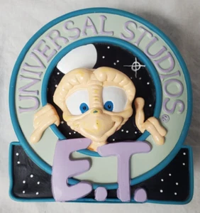 Vintage 1982 Universal Studios ET The Extra Terrestrial Movie Vinyl Coin Bank - Picture 1 of 12