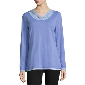 Made For Life Burnout Hoodie Size S, M, L New Brilliant Periwinkle - Picture 1 of 1