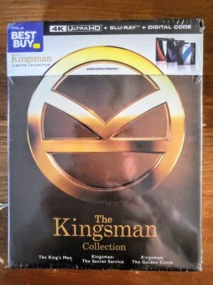 The Kingsman 3-Movie Collection [Steelbook] [4K Ultra HD + Blu-ray + Digital] - Image 1 of 4