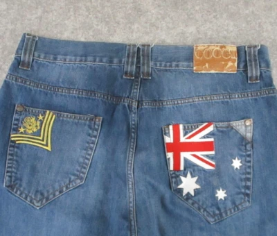 Coogi Jeans Mens 39x33 Blue Denim Australia Embroidered Hip Hop Grunge Retro - Image 1 of 4
