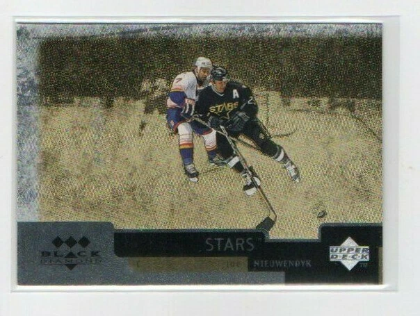 JOE NIEUWENDYK DALLAS STARS 1997/98 UD BLACK DIAMOND TRIPLE RARE - Image 1 of 1