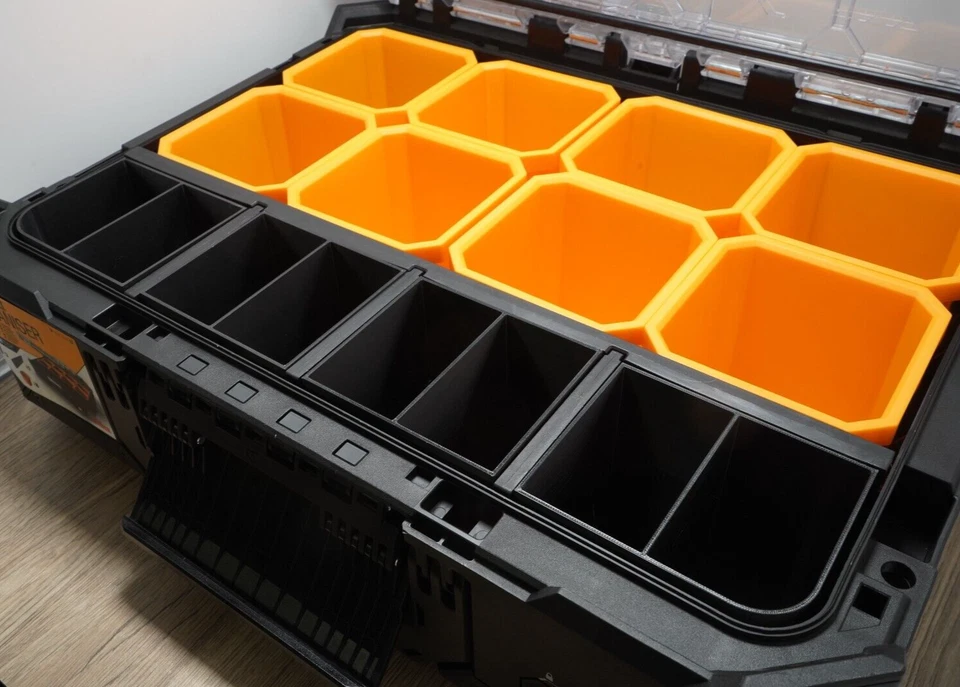 ToughBuilt StackTech DEEP Organiser TB-B1-O-30 Compatible Bins with Dividers - Image 1 of 4
