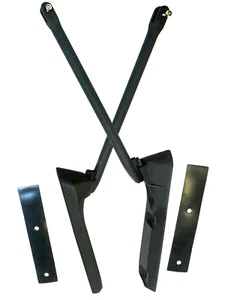 PAIR OF DOOR MIRROR ARM SUPPORT BRACKETS FOR VOLVO VNL TRUCKS 2004+UP LEFT-RIGHT - Picture 1 of 2